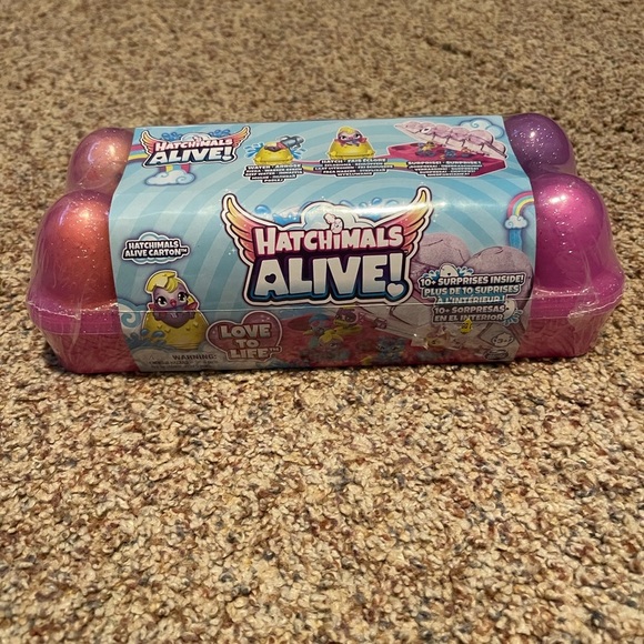 Other - Hatchimals Alive! carton with 10+ surprises inside.